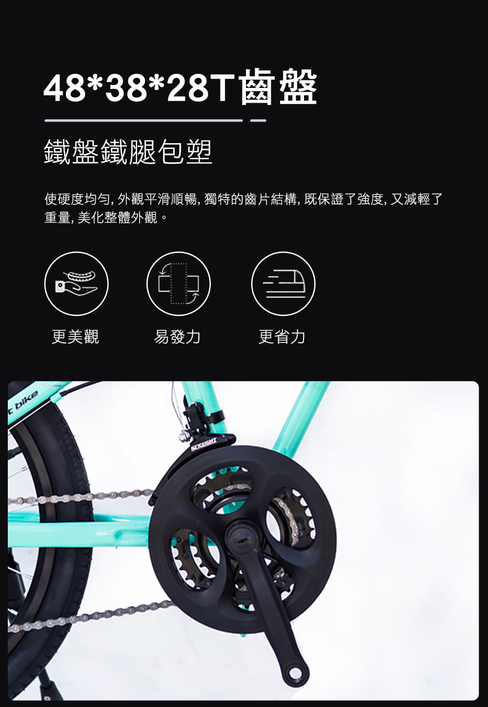 BIKEONE L20 DISC 20吋21速日本轉把SHIMANO變速系統碟煞摺疊車簡約設計風格 4
