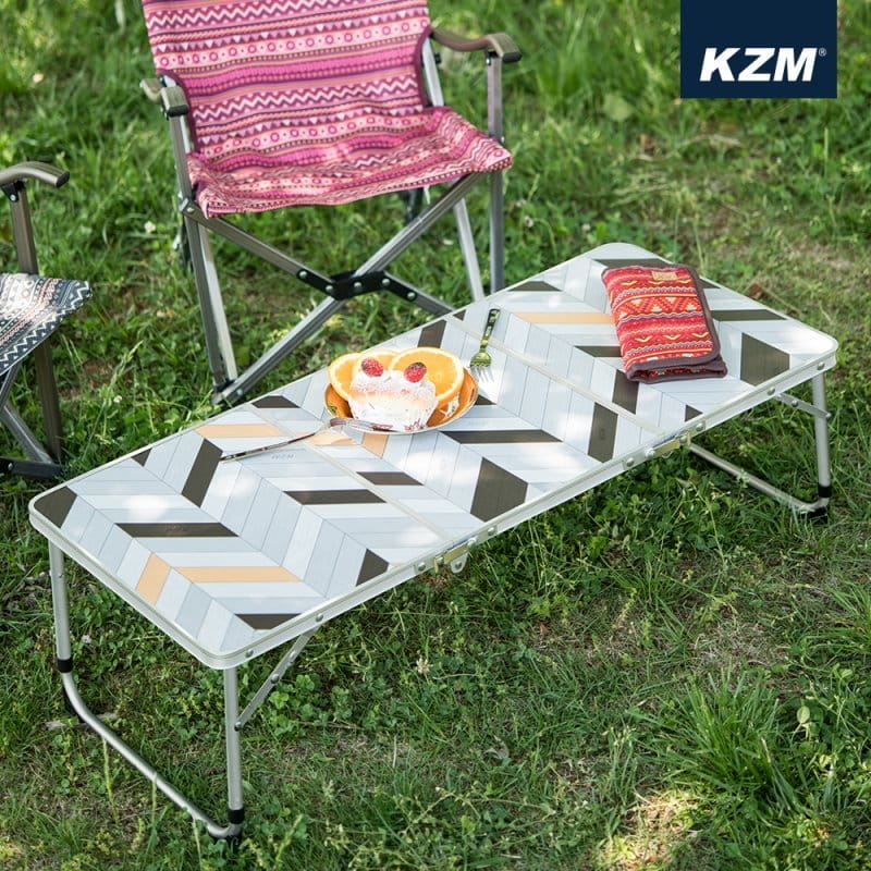 (登山屋)KAZMI KZM 輕量三折合野餐桌 0