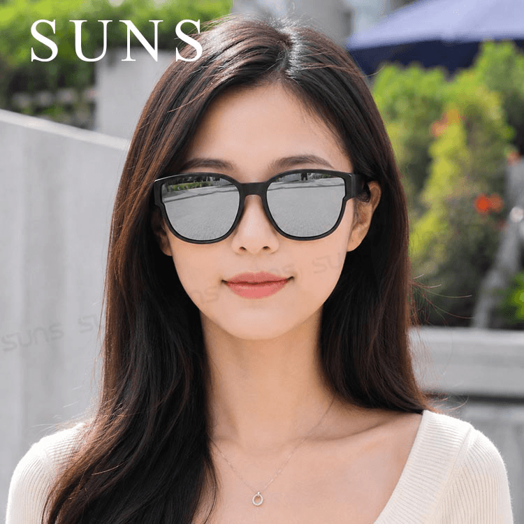 【suns】時尚圓框 水銀鏡面偏光太陽眼鏡 抗UV400 (可套鏡) 1
