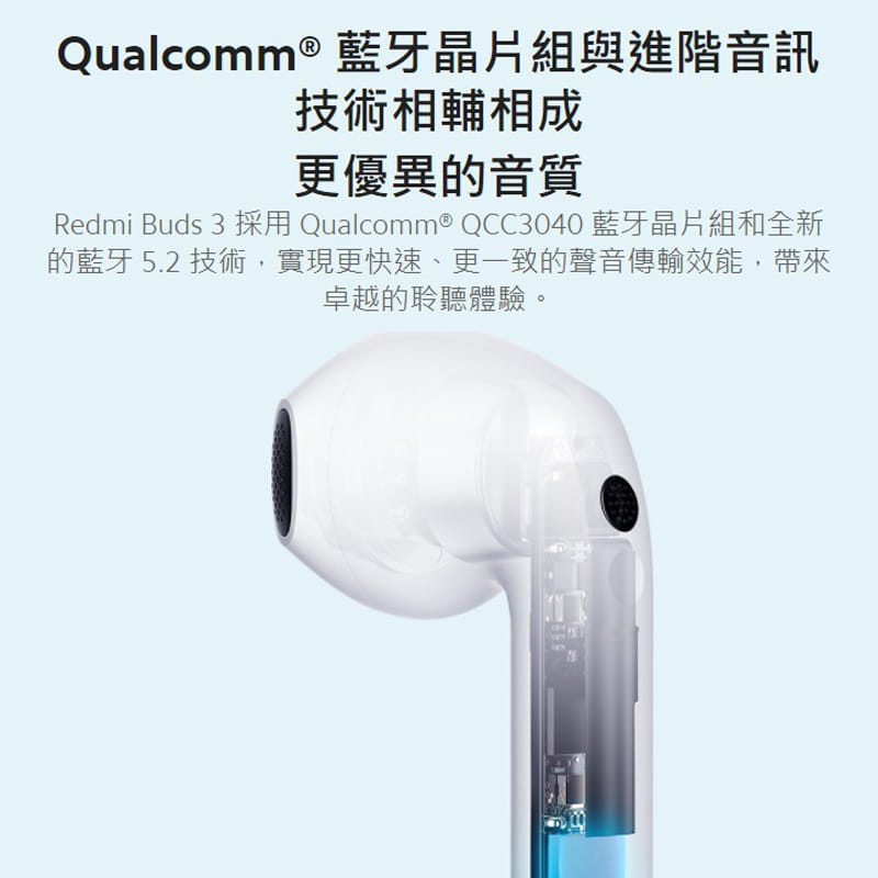 小米藍芽耳機 Redmi Buds 3臺灣小米官方 小米藍芽耳機 藍芽耳機 無線耳機 運動耳機 6