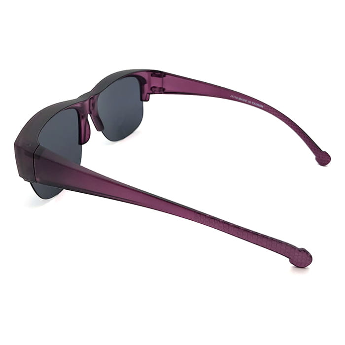 【suns】紫透半框偏光太陽眼鏡 抗UV400 (可套鏡) 9