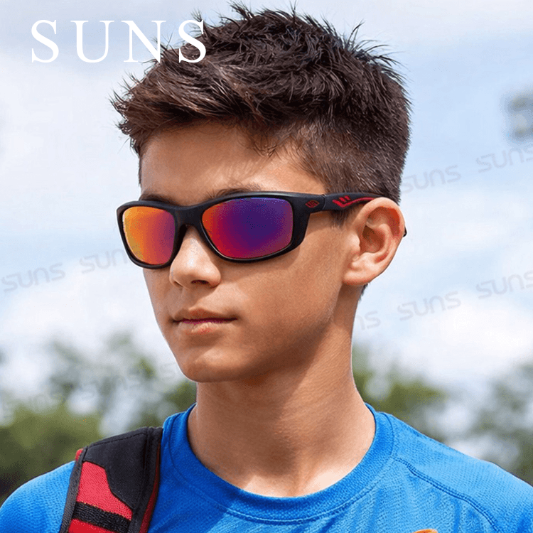 【suns】頂級兒童運動偏光太陽眼鏡 抗UV 防滑 N322B 1