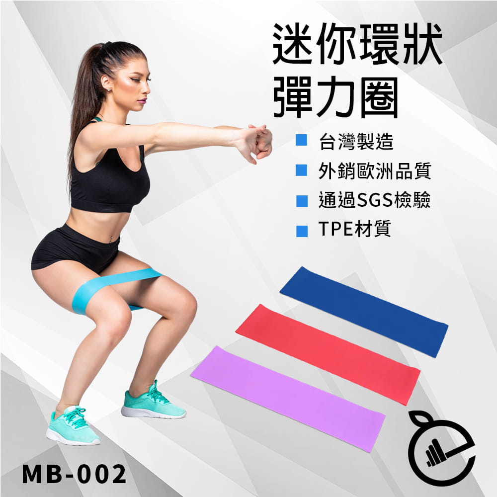 【NORDITION】迷你環狀彈力圈組◆台灣製 拉力圈 瘦腿提臀拉力環 健身房 瑜珈 訓練 阻力帶 TRX 多功能 拉筋 0