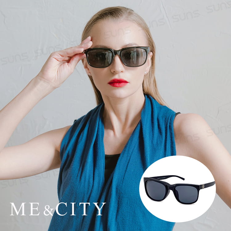 【ME&CITY】 時尚性格太陽眼鏡 抗UV (ME 110021 L000) 0