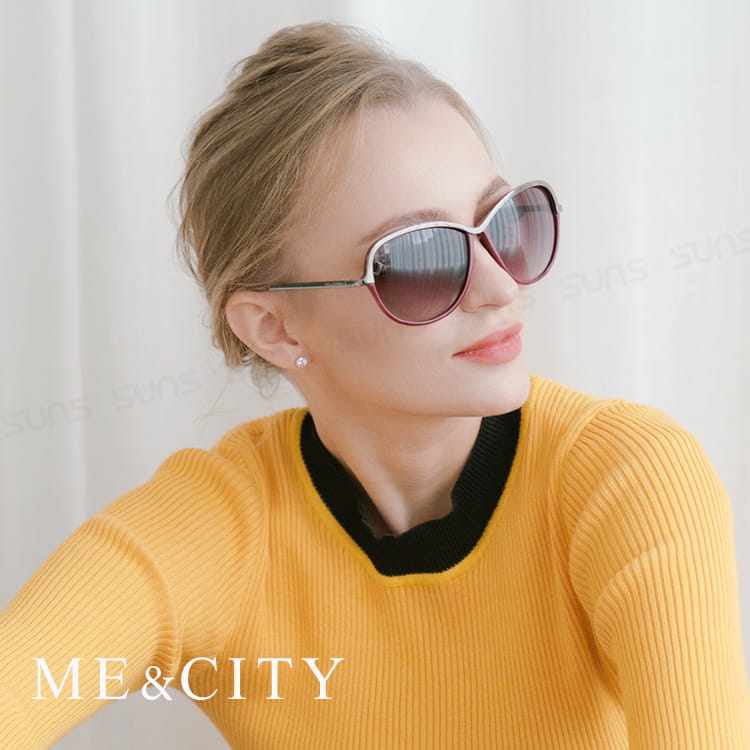 【ME&CITY】 巴黎香榭經典太陽眼鏡 抗UV (ME 120018 L000) 3