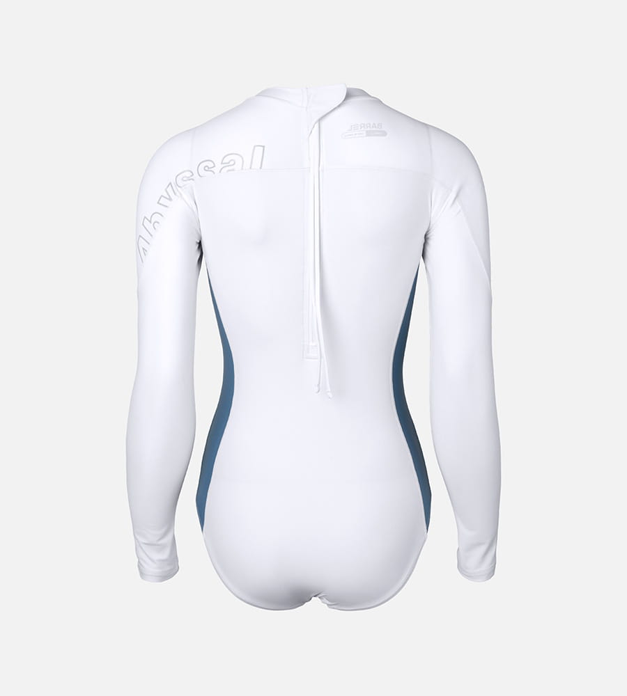 【BARREL】深海系列II 連身長袖泳衣 #WHITE 5