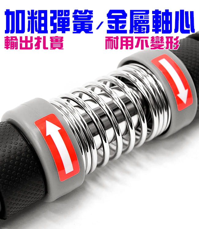 台灣製造 擰毛巾神器臂力棒   (旋轉彈簧健臂器.臂力器握力器.握力棒彈力棒.手腕力訓練器) 3