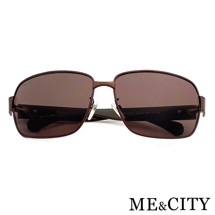 【ME&CITY】 義式紳士質感方框太陽眼鏡 抗UV (ME 110013 J620) 2