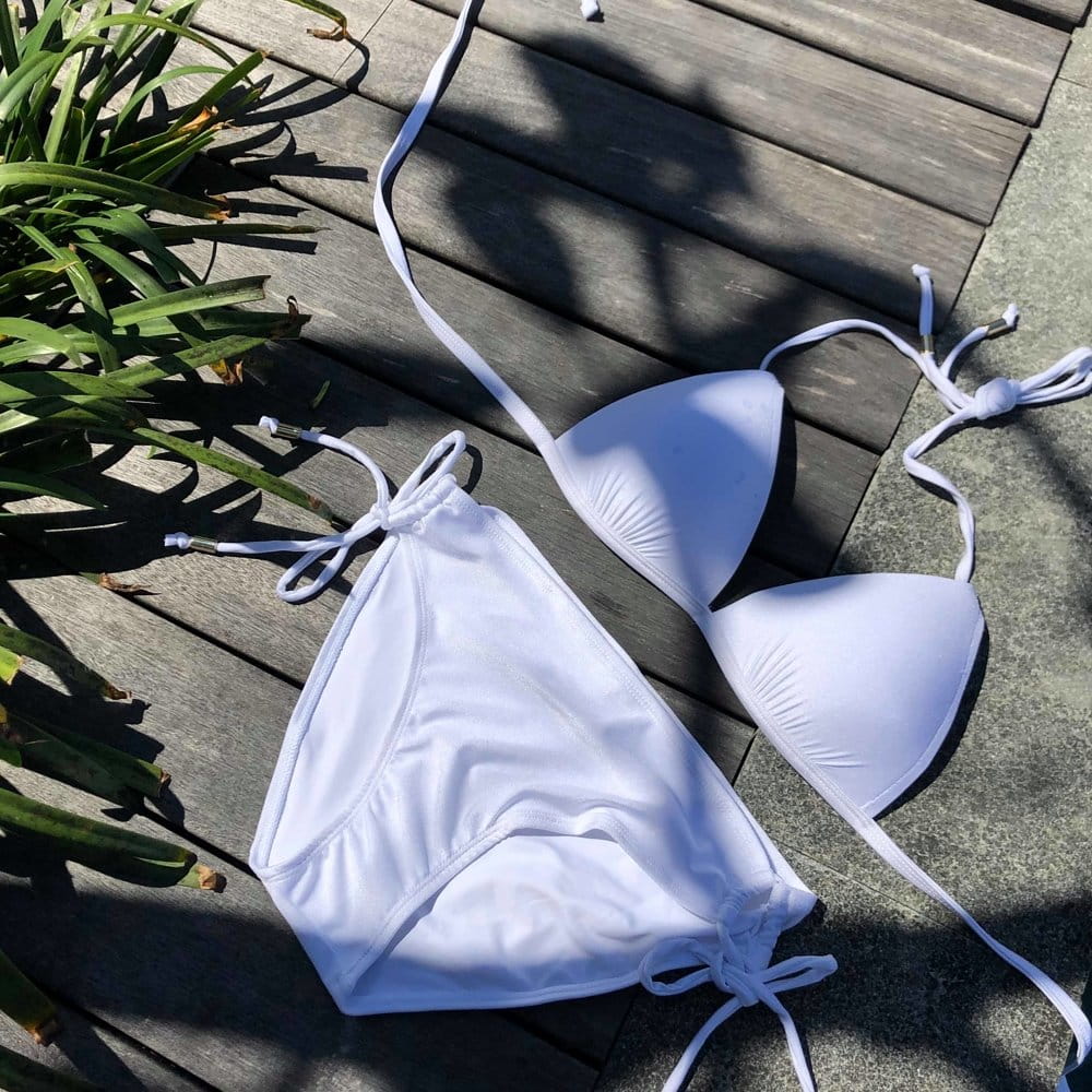 【SeasonsBikini】泳衣美胸集中比基尼【上衣】-純潔白 6