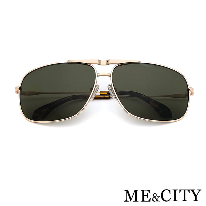 【ME&CITY】 時尚方框太陽眼鏡 抗UV (ME21204 A01) 1