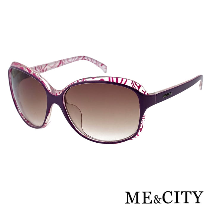 【ME&CITY】 皇室風格紋路簡約太陽眼鏡 抗UV (ME 120001 H432-2) 4