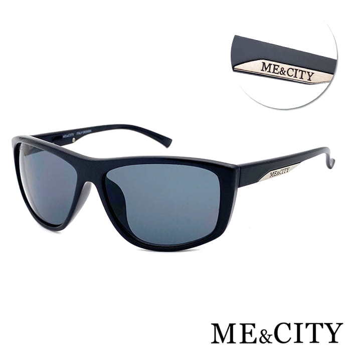 【ME&CITY】 低調魅力紳士款太陽眼鏡 抗UV(ME 110007 L000) 0