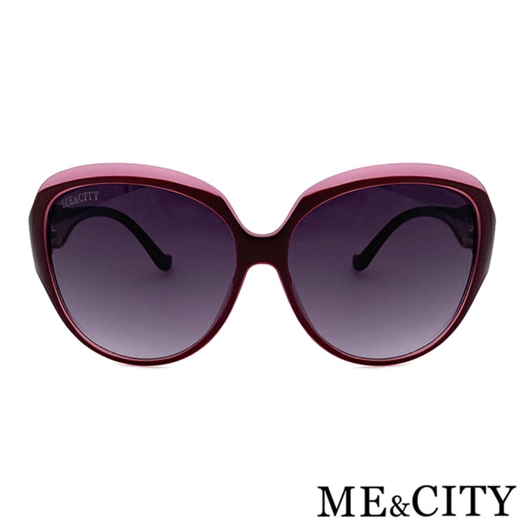 【ME&CITY】 甜美秘戀雙色太陽眼鏡 抗UV (ME 1213 E02) 9
