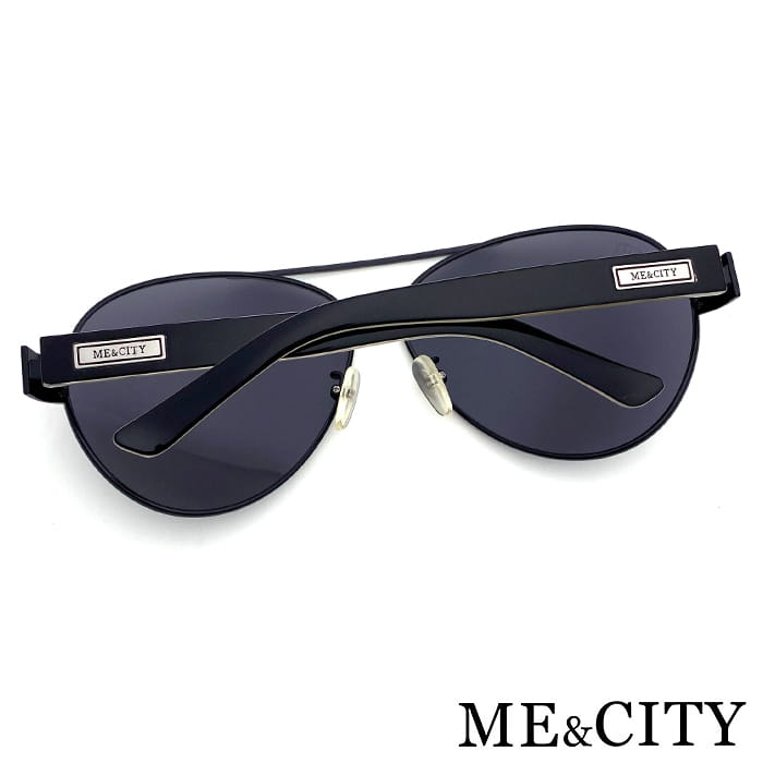 【ME&CITY】 時尚飛行員金屬偏光太陽眼鏡 抗UV(ME 1106 L01) 8