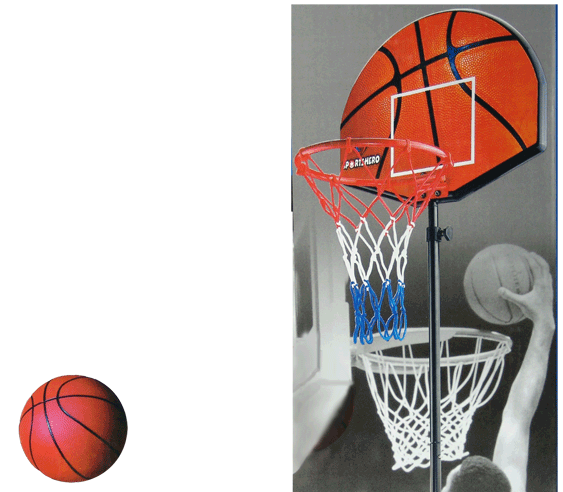 直立式飛鏢籃球架 (飛標靶籃球台/籃球臺/球類運動用品/籃球框/籃球板/籃板架) 1