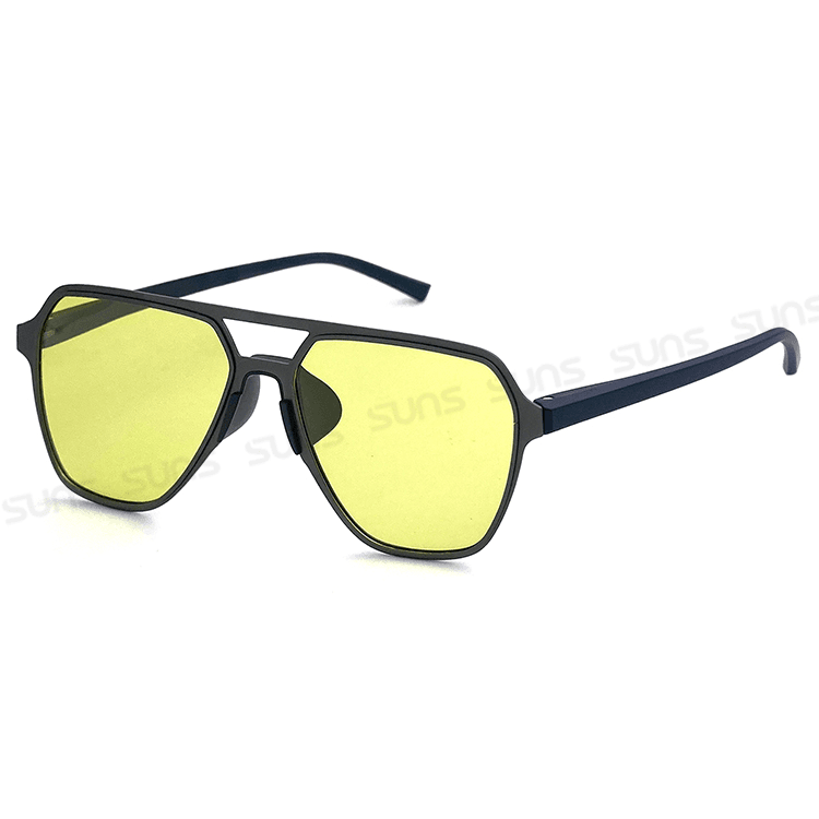 【suns】日夜兩用變色偏光太陽眼鏡 飛行員方框墨鏡 抗UV 【7785】 7