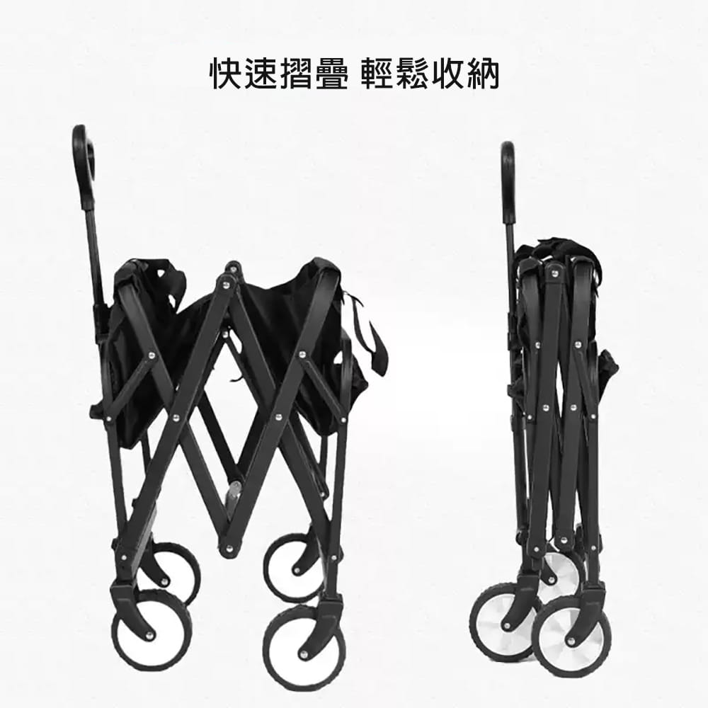 OUTDOORONE 戶外露營多功能折疊手推車輕享版(手拉車 寵物推車 露營車)購物小幫手 11