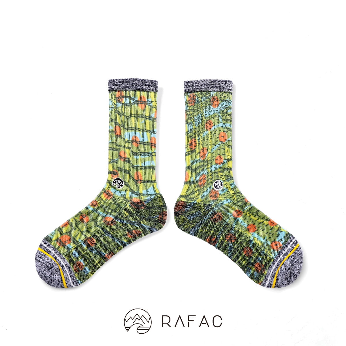 【RAFAC】戶外機能動動襪 - 處處花版聯名 - 鱷點 餓點 0