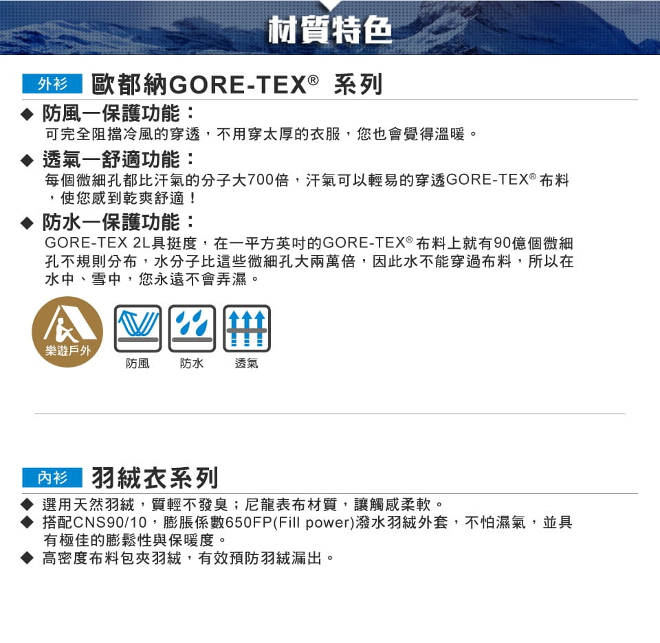 下單送好禮~男款二件式機能外套*防水防風+內裡保暖A1GT2510M歐都納ATUNAS 3