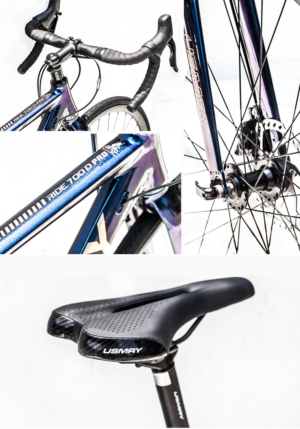 SPORTONE U31 PRO 鋁合金內走線彎把碟煞16速 L-TWOO R3甩把公路車煞變合一 14