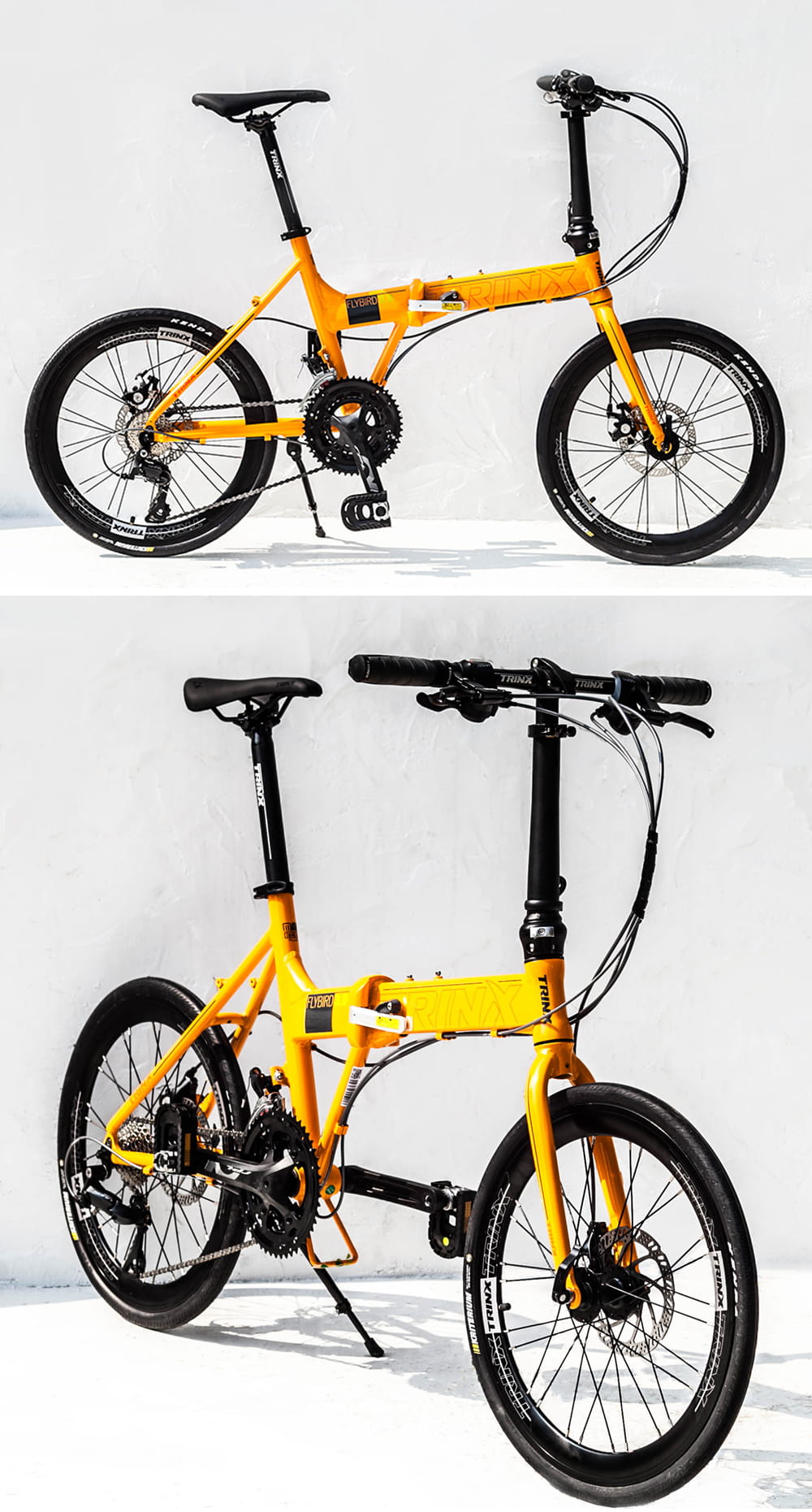 BIKEDNA FLYBIRD3.0 鋁合金碟煞折疊車,搭載日本SHIMAN27速SORA套件 15