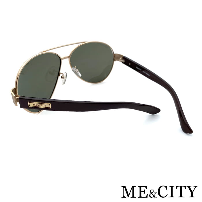 【ME&CITY】 時尚飛行員金屬偏光太陽眼鏡 抗UV (ME 1106 A01) 9