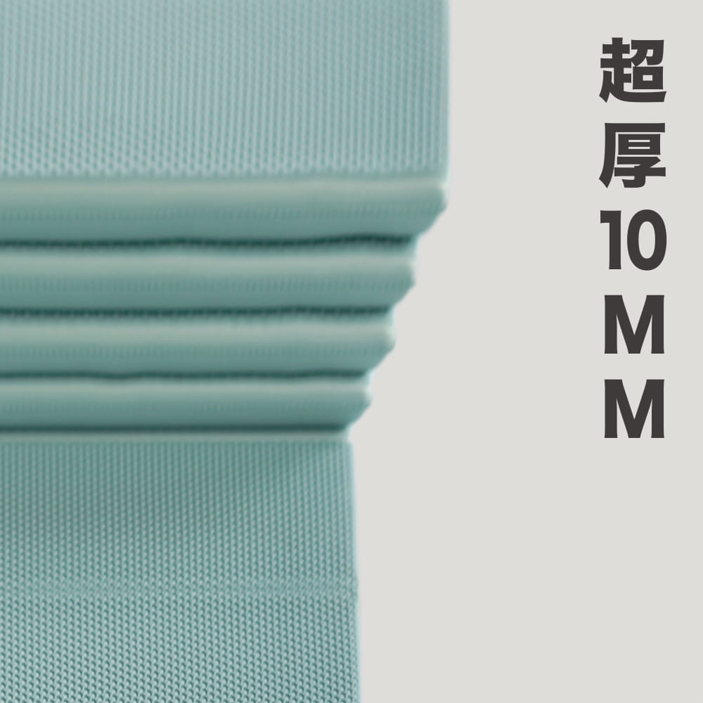 【QMAT】超厚10mm折疊瑜珈墊 台灣製 (贈拉鍊揹袋) ｜雙面止滑 運動墊 冥想墊 1