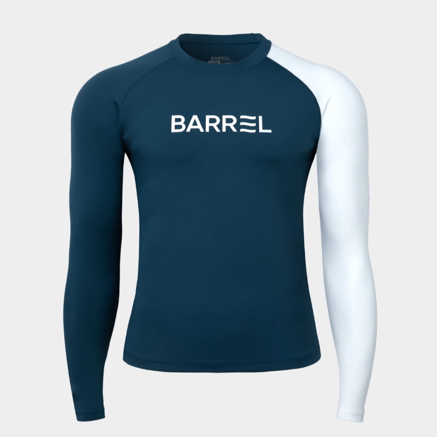 【BARREL】度假男款撞色上衣 #DARK BLUE 3
