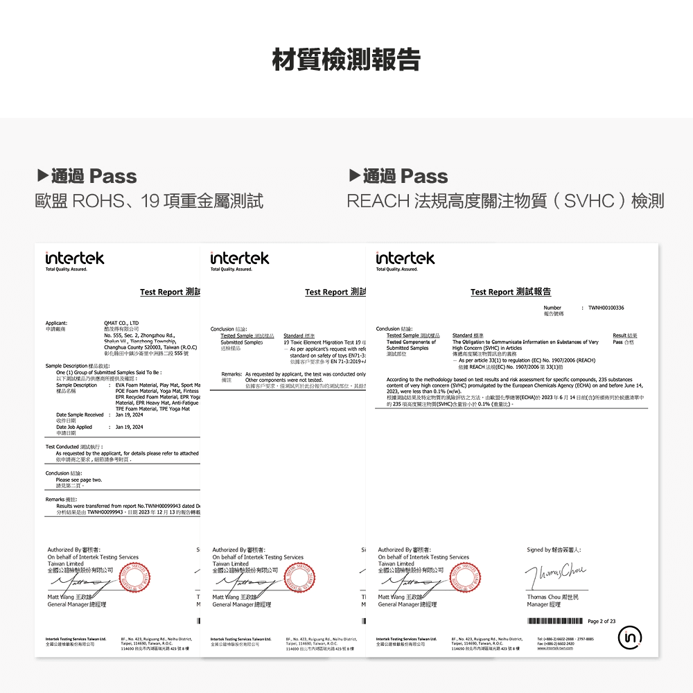 【QMAT】6mm折疊瑜珈墊 63 x 185cm 8