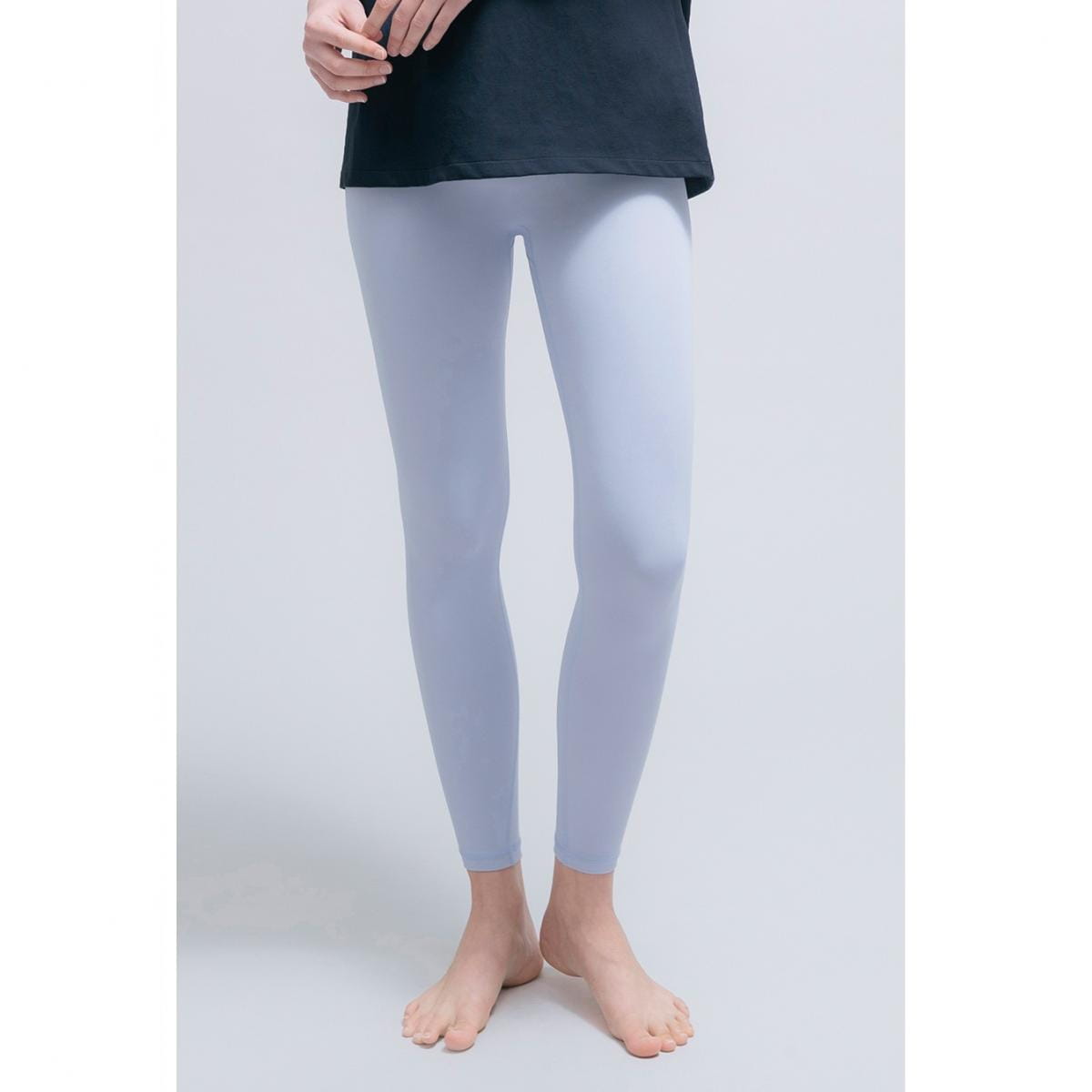 【BARREL】FIT PLAIN LEGGINGS 簡約瑜珈長褲 #ZEN BLUE 1