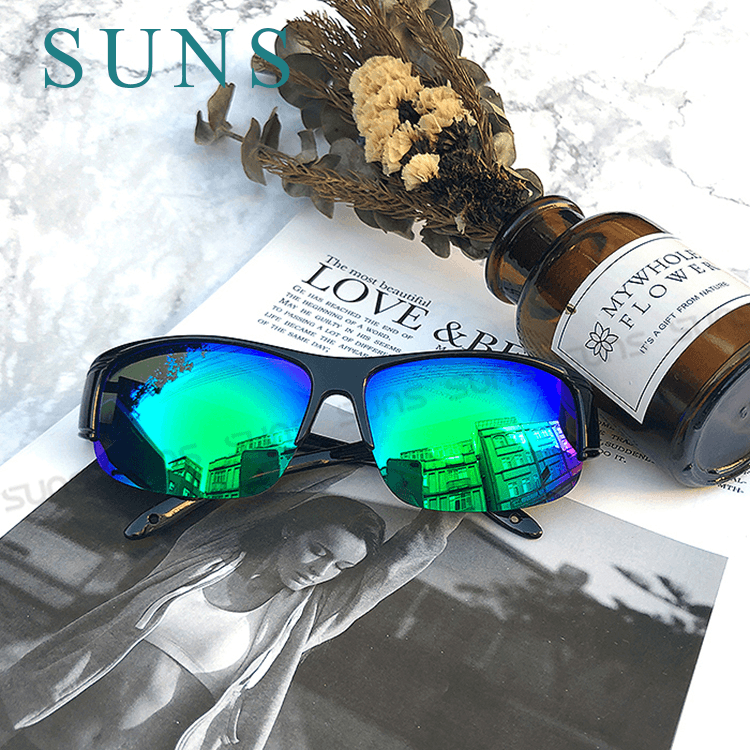 【suns】MIT偏光太陽眼鏡 半框套鏡 綠水銀 抗UV400 (可套鏡) 1