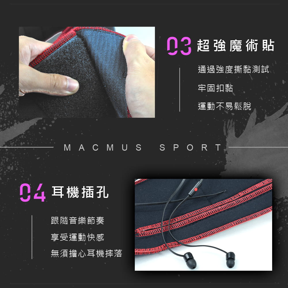 【MACMUS】4.5磅 大容量收納負重運動腰帶｜究極灰 9