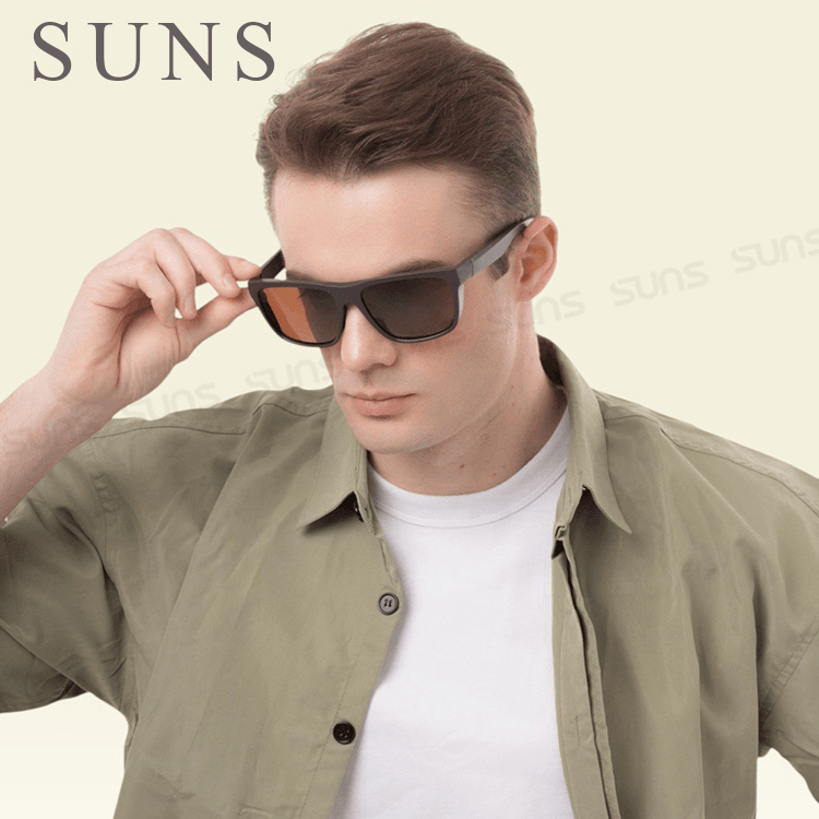 【suns】TR90彈性偏光太陽眼鏡 大框墨鏡 抗UV 【9164】 2