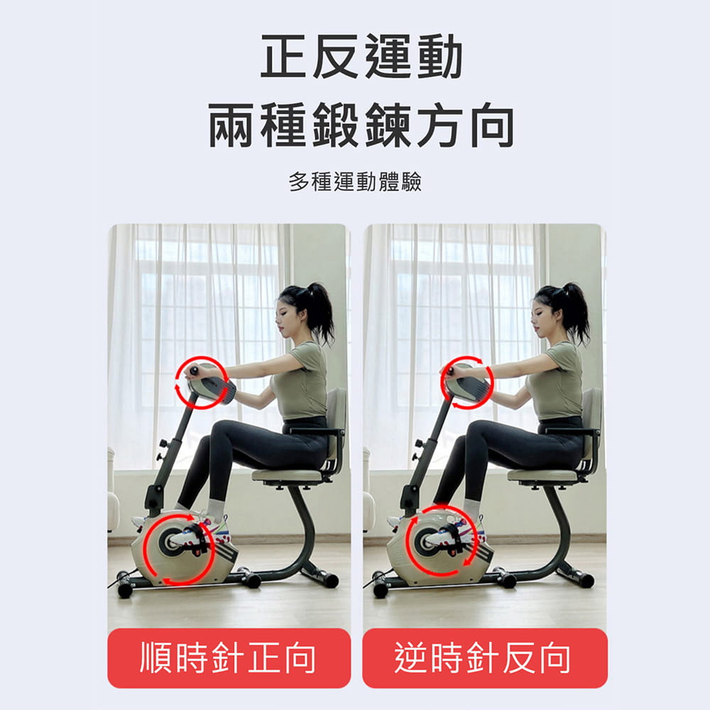【X-BIKE晨昌】到府安裝 可調速電動手足坐臥式健身車 銀髮族適用 70506E 8