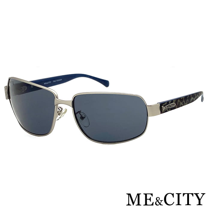 【ME&CITY】 義式紳士質感方框太陽眼鏡 抗UV (ME 110013 B611) 4