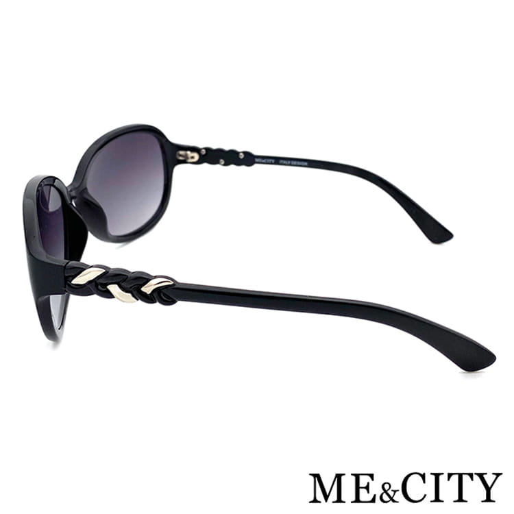 【ME&CITY】 義式古典麻花紋路太陽眼鏡 抗UV (ME 120017 C000) 11