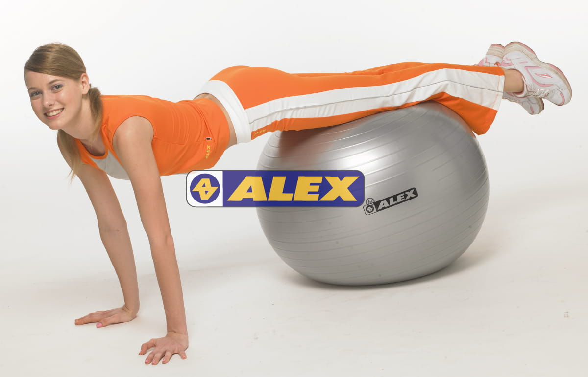 【CAIYI 凱溢】ALEX B-3075韻律球 瑜珈球 運動球 伸展球 75CM 銀灰 2