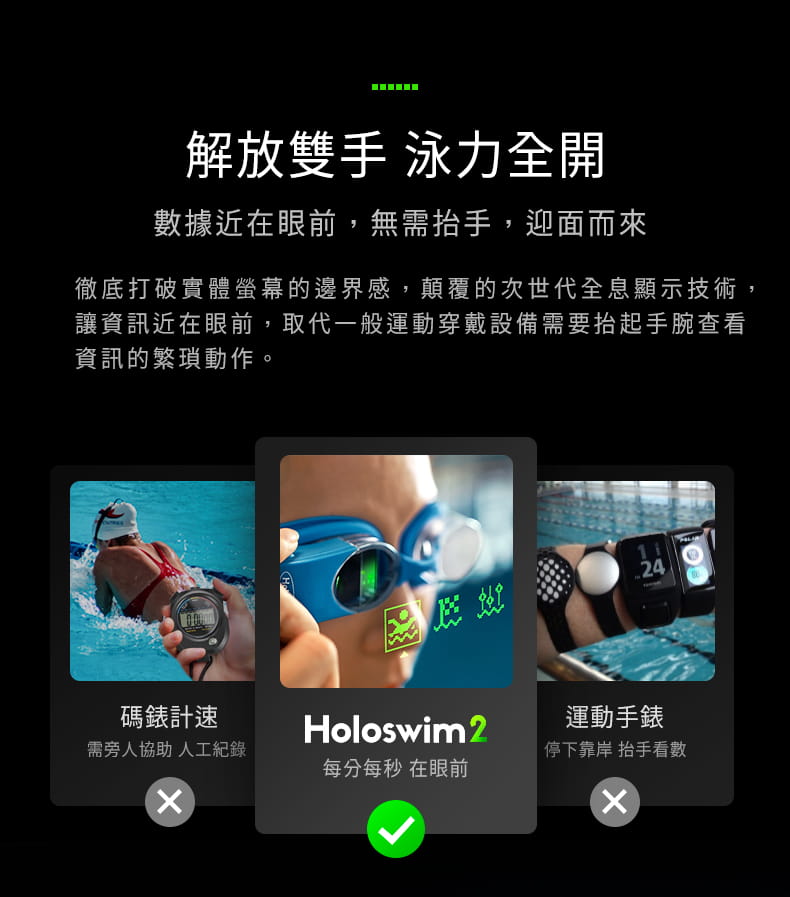 Holoswim 2 AR智能泳鏡 5