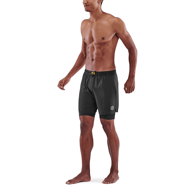 【澳洲SKINS壓縮服飾】澳洲SKINS-3系列訓練級二合一壓縮短褲(男)黑色ST0030107 7