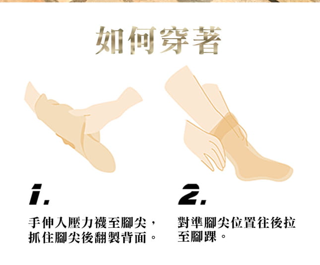 【力美特機能襪】彈力機能壓力襪(黑) 10