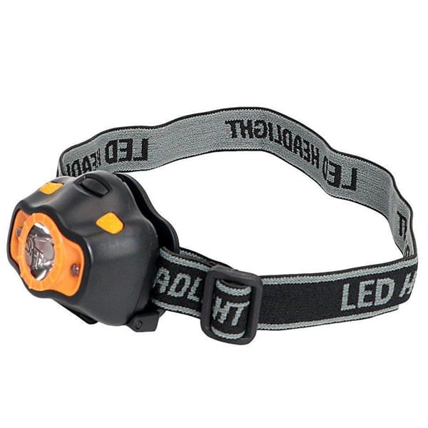 LED頭戴式頭燈 揮手感燈 工作燈登山露營釣魚3號電池自備【SV9679】 0