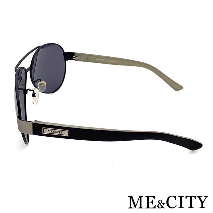 【ME&CITY】 時尚飛行員金屬偏光太陽眼鏡 抗UV(ME 1106 L01) 7