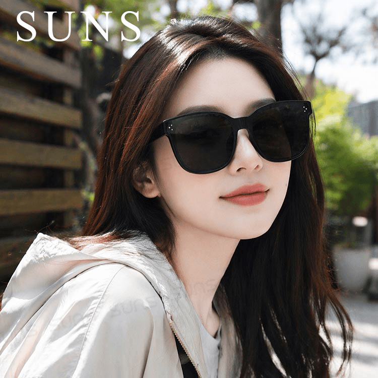 【suns】韓版經典三顆米釘折疊墨鏡/折疊套鏡 大框套鏡 抗UV400+抗藍光 7