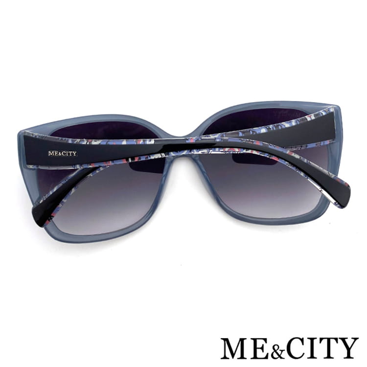 【ME&CITY】 義大利古典大框圖騰太陽眼鏡 抗UV(ME 120023 L400) 13