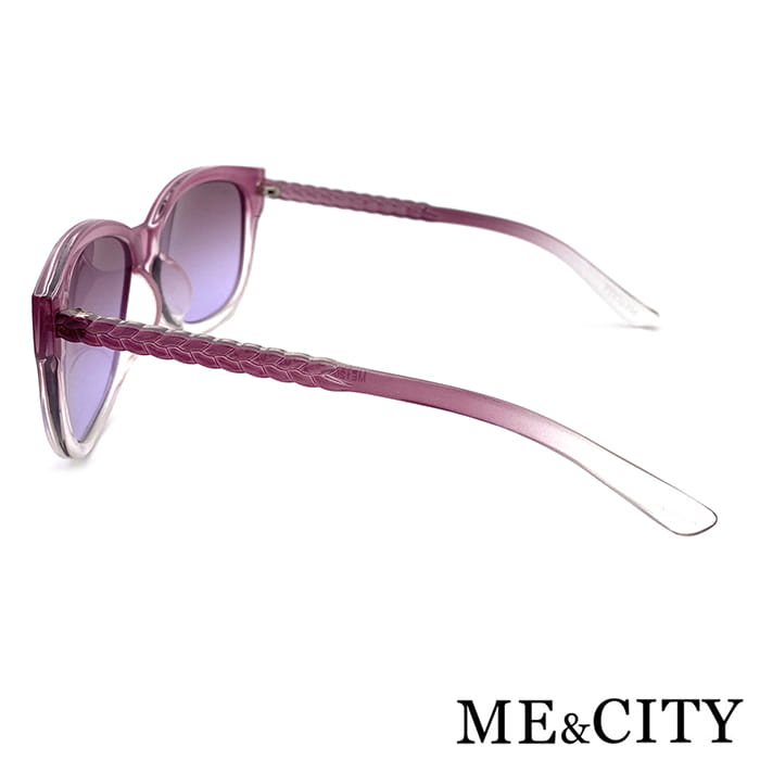 【ME&CITY】 歐美簡約麻花紋路太陽眼鏡 抗UV (ME 120002 H232) 5