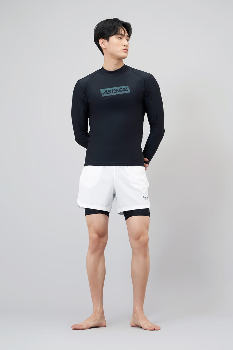 【BARREL】深海系列II 男款兩件式海灘短褲 #WHITE 0