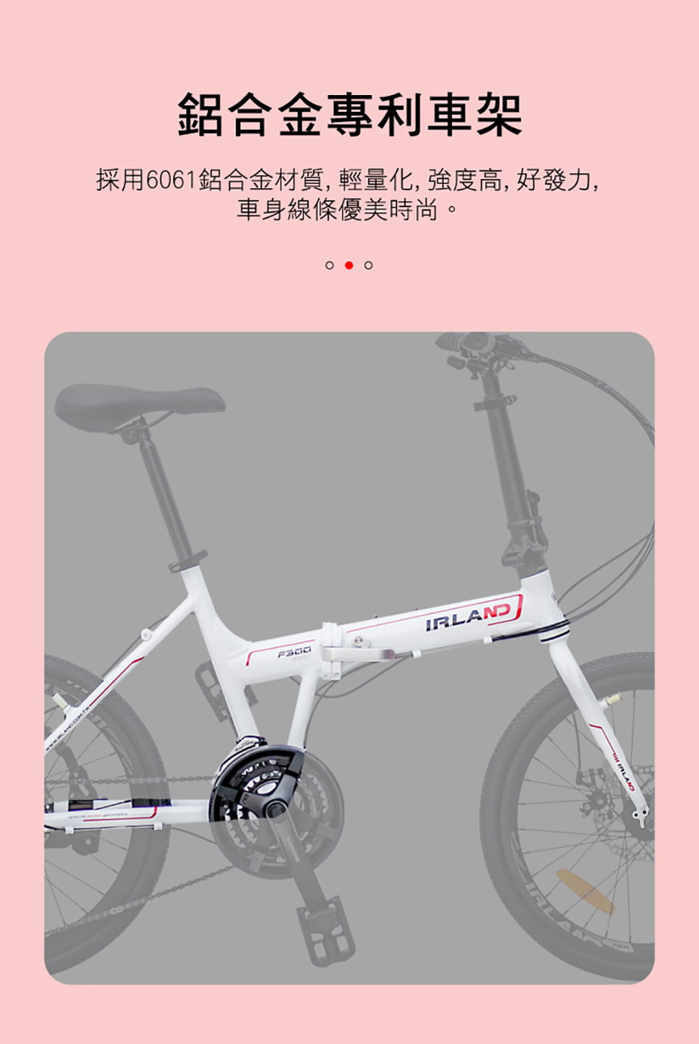 BIKEONE I9 20寸24速鋁合金煞變合一指撥SHIMANO定位折疊車 雙碟剎前後快拆CP小折 6