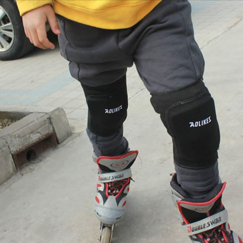 【Aolikes】AOLIKES 兒童 成人運動護膝 加厚護膝 運動護具 直排輪護膝 海綿護膝 2