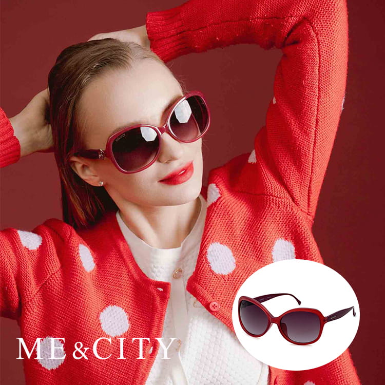 【ME&CITY】 義式典雅簡約太陽眼鏡 抗UV400 (ME 1208 E06) 0