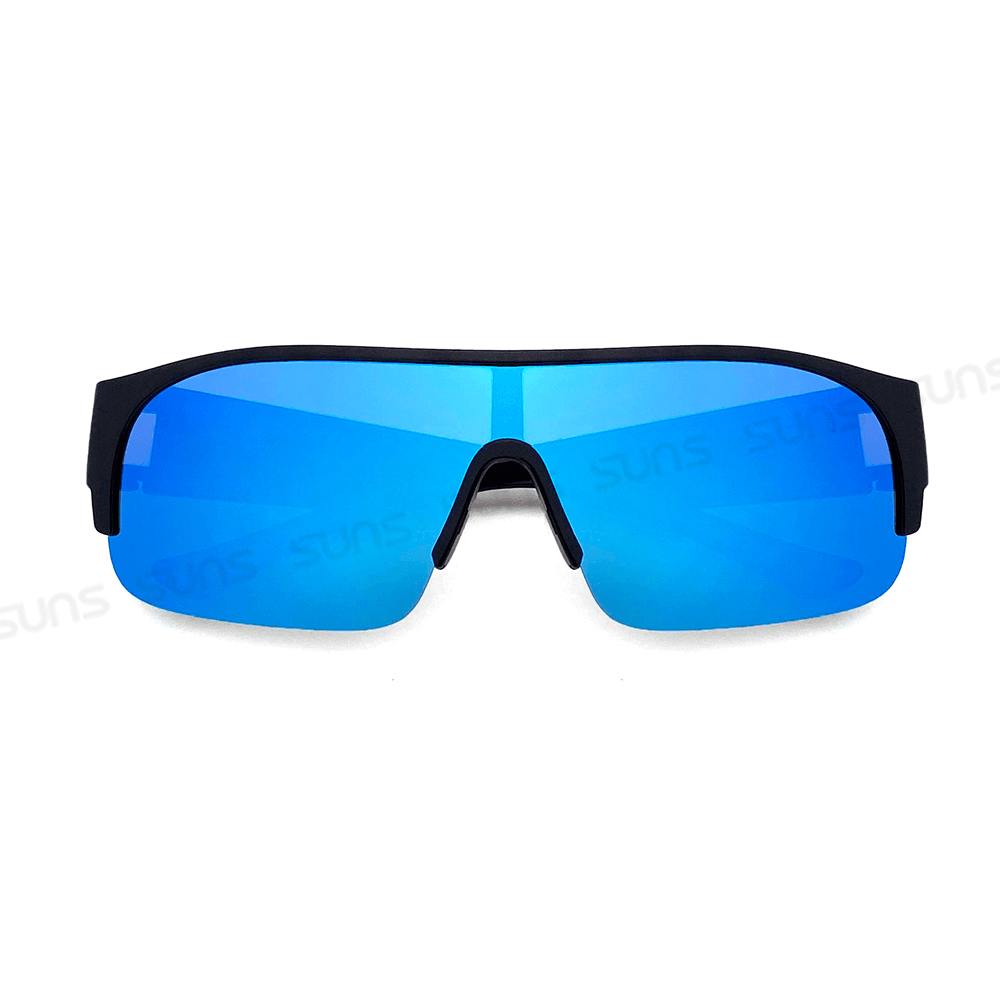 【suns】大框墨鏡 藍水銀偏光太陽眼鏡 抗UV400 (可套鏡) 4